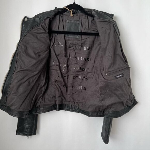 🩷 Mauritius, Women's Leather Jacket - Black. Size: 6 (US). NWT - Picture 4 of 16